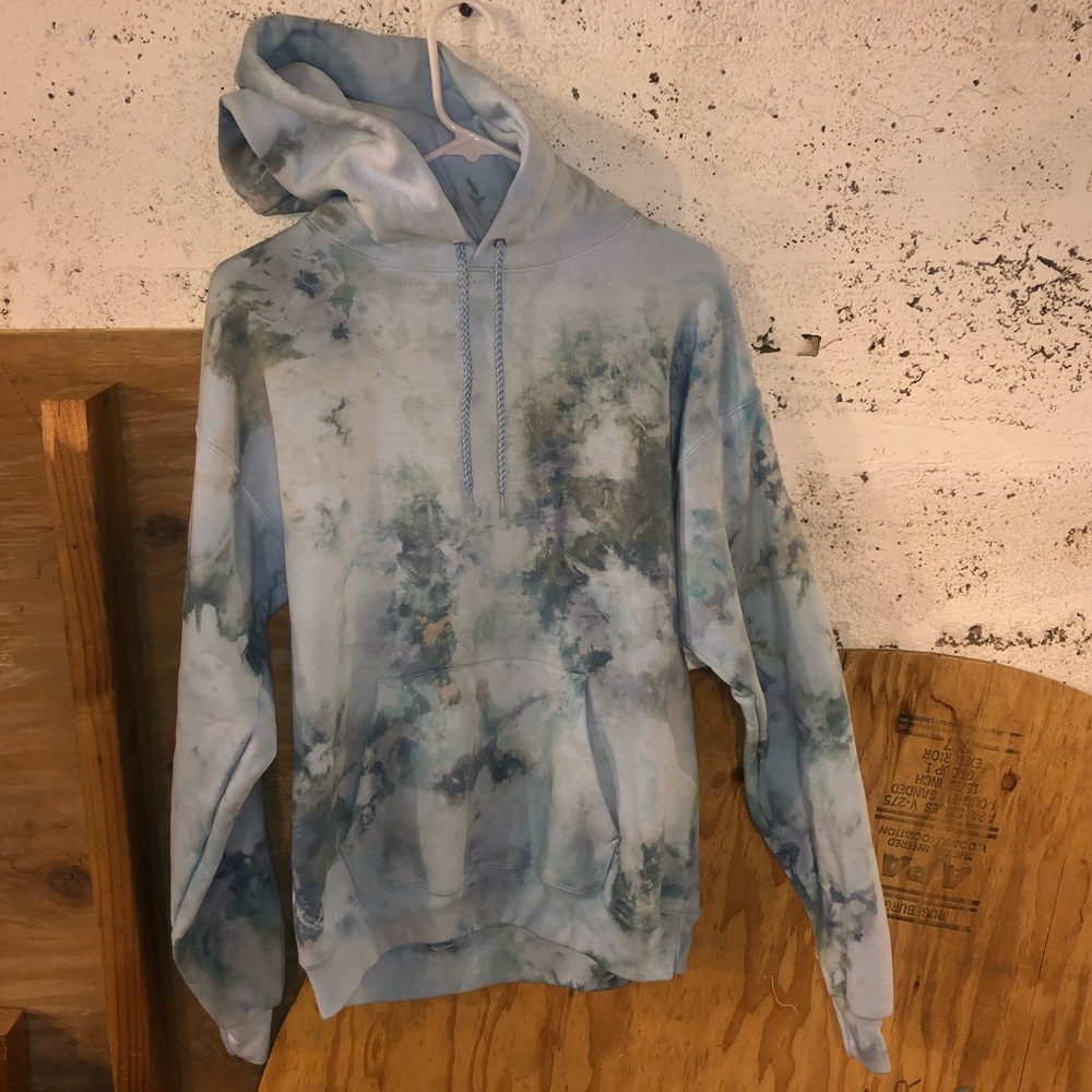 "Marble" tie dye hoodie